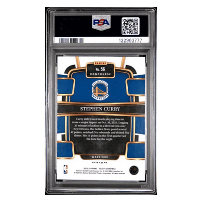 Steph Curry PSA 10 2023 Panini Select Cosmic SSP Card #56