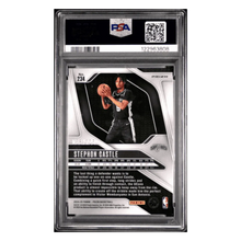 Stephon Castle PSA 9 2024 Panini Prizm Orange Fast Break Rookie RC #d/ 125 Card #234