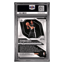 Stephon Castle PSA 9 2024 Panini Prizm Orange Fast Break Rookie RC #d/ 125 Card #234
