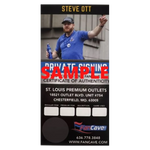 
Steve Ott St Louis Blues Autographed Logo Puck - Fan Cave COA — Label