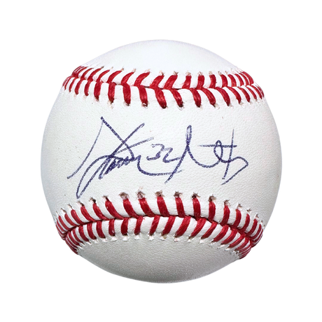 Steven Matz St Louis Cardinals Autographed Baseball - MLB COA BLACK INK