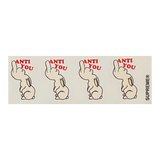 Supreme Mini UNDERCOVER Anti You Sticker