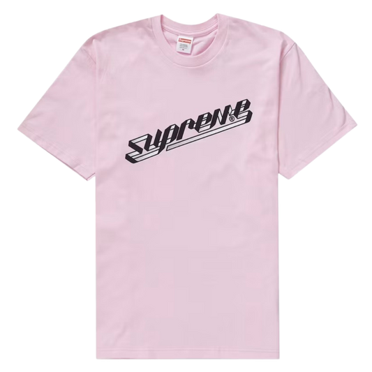 Supreme Banner Short Sleeve Tee - Light Pink