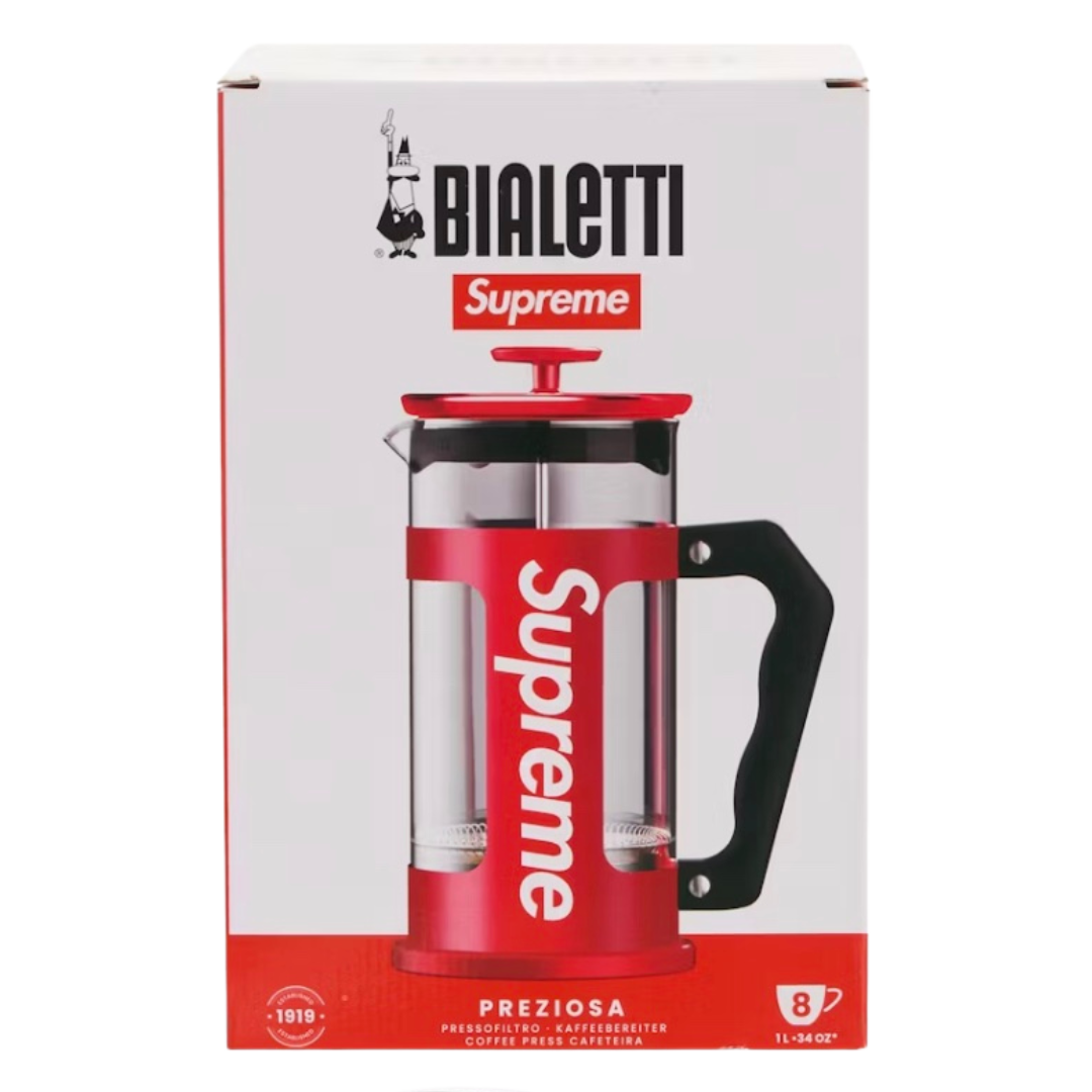 Supreme Bialetti 8-Cup French Press - Red