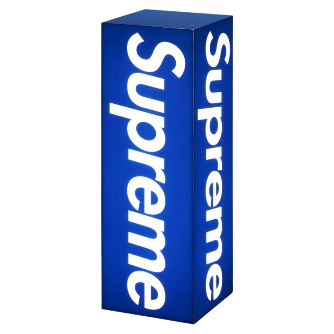 Supreme Box Logo Lamp - Blue