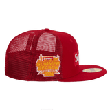 Supreme Box Logo Mesh Back New Era Red 59FIFTY Fitted Hat