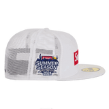 Supreme Box Logo Mesh Back New Era White 59FIFTY Fitted Hat