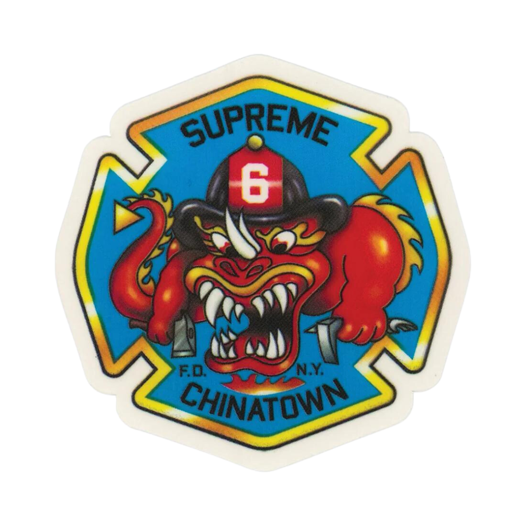 Supreme Chinatown FDNY Sticker
