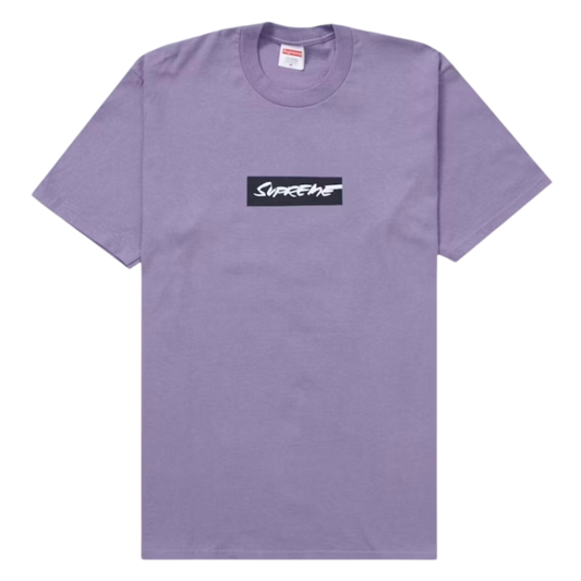 Supreme Futura Box Logo Short Sleeve Tee - Purple