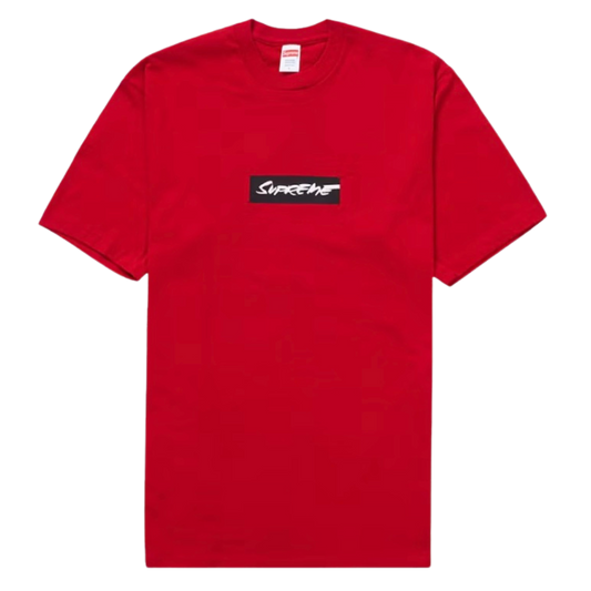 Supreme Futura Box Logo Short Sleeve Tee - Red