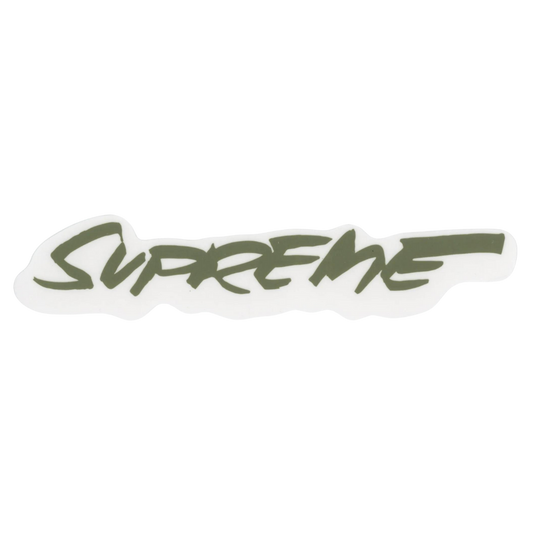 Supreme Green Futura Sticker