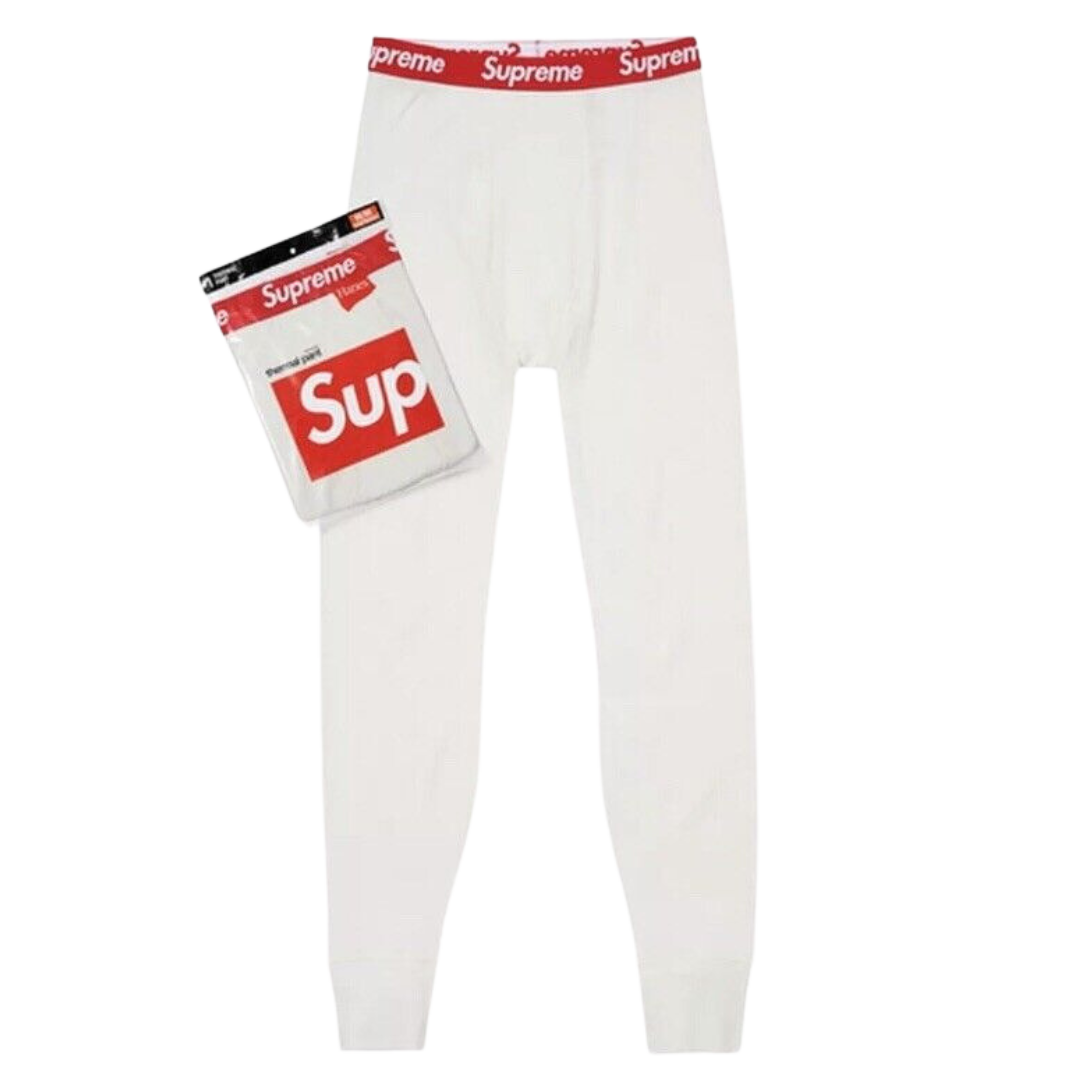 Supreme Hanes Thermal Pant (1 Pack) - White