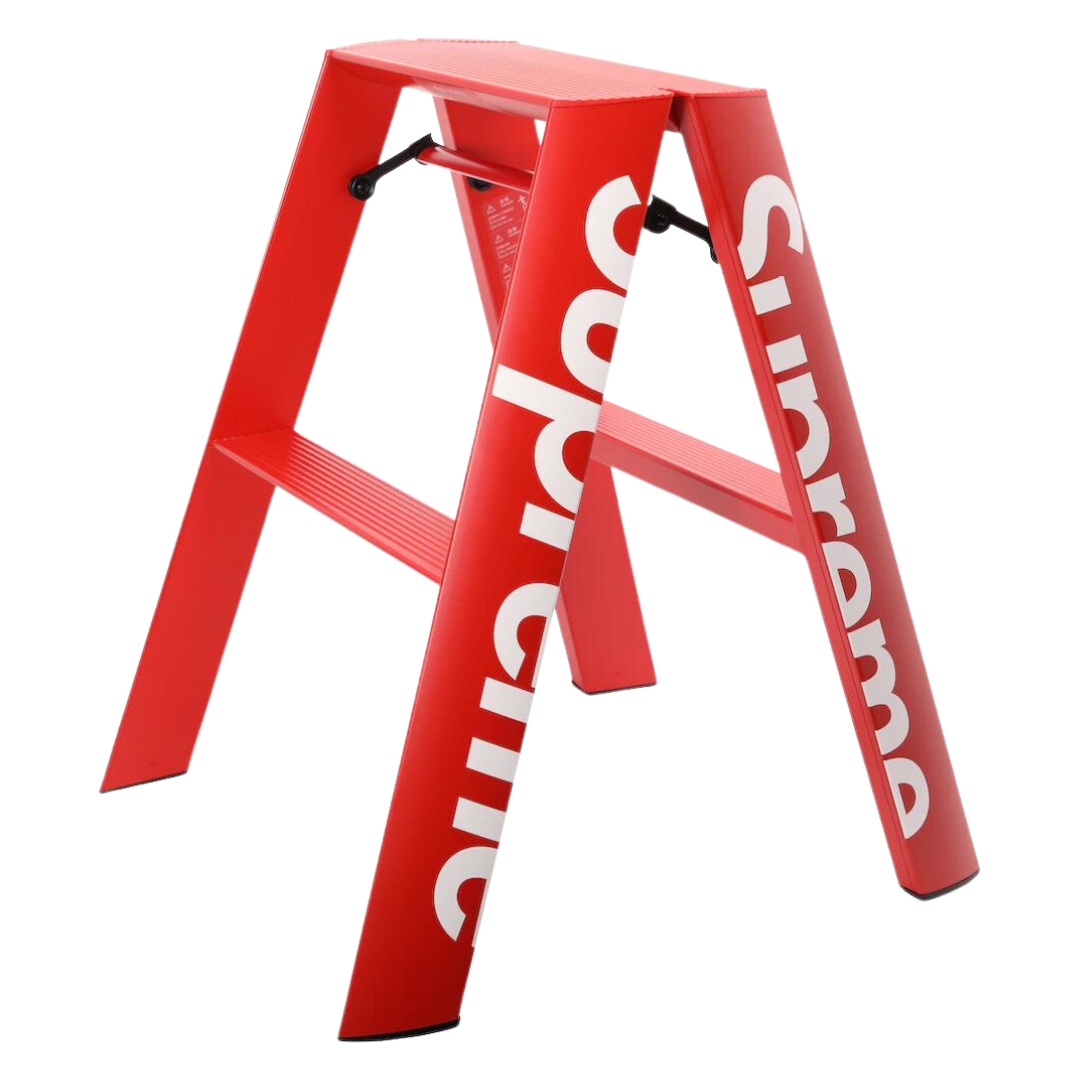Supreme Lucano Step Ladder - Red