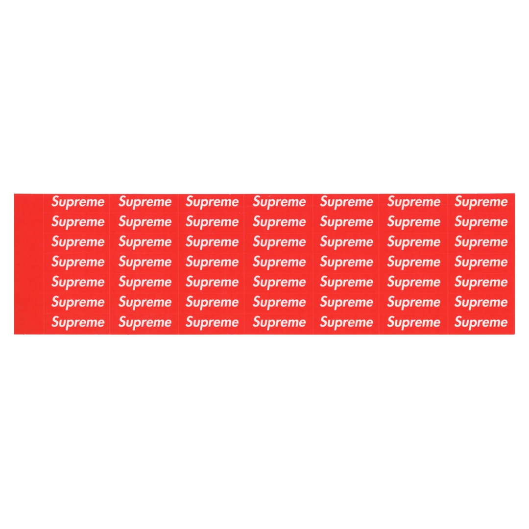 Supreme Box Logo Mini Sticker Sheet - Red