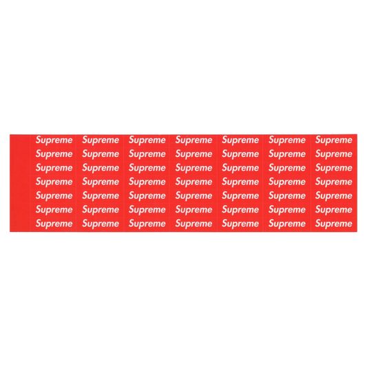 Supreme Box Logo Mini Sticker Sheet - Red