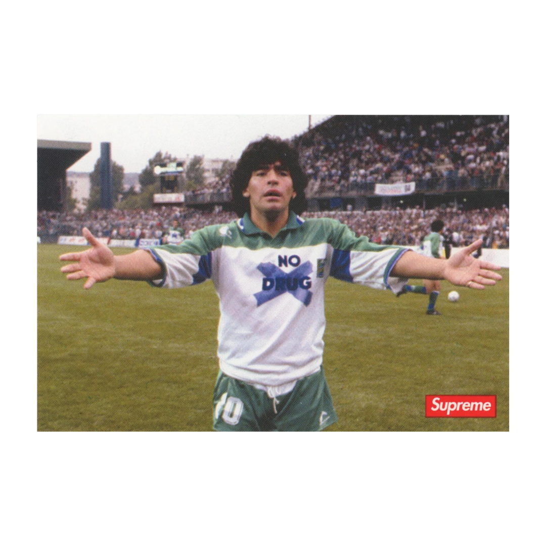 Supreme Maradona Sticker