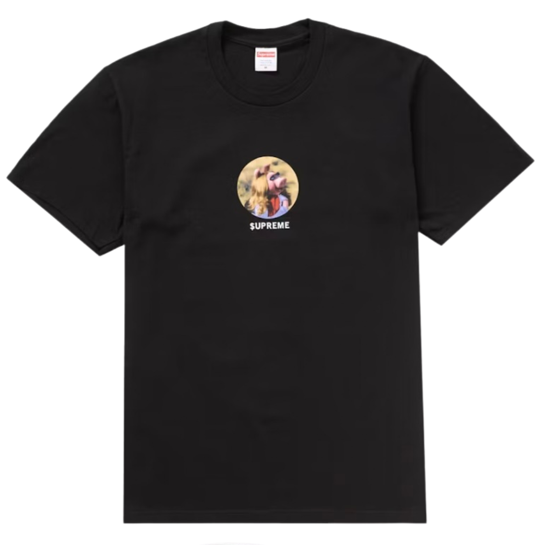 Supreme Miss Piggy Short Sleeve Tee - Black
