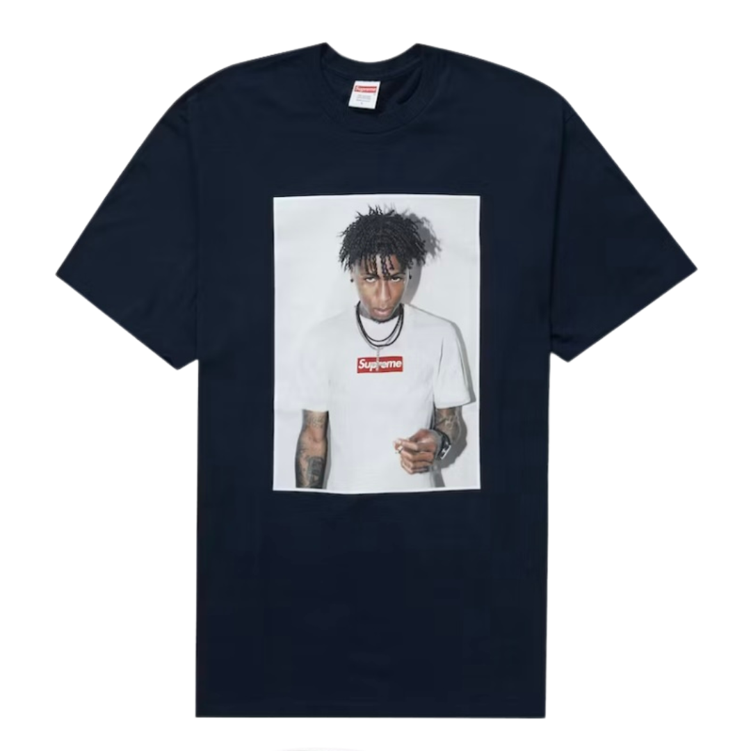Supreme NBA Youngboy Short Sleeve Tee - Navy
