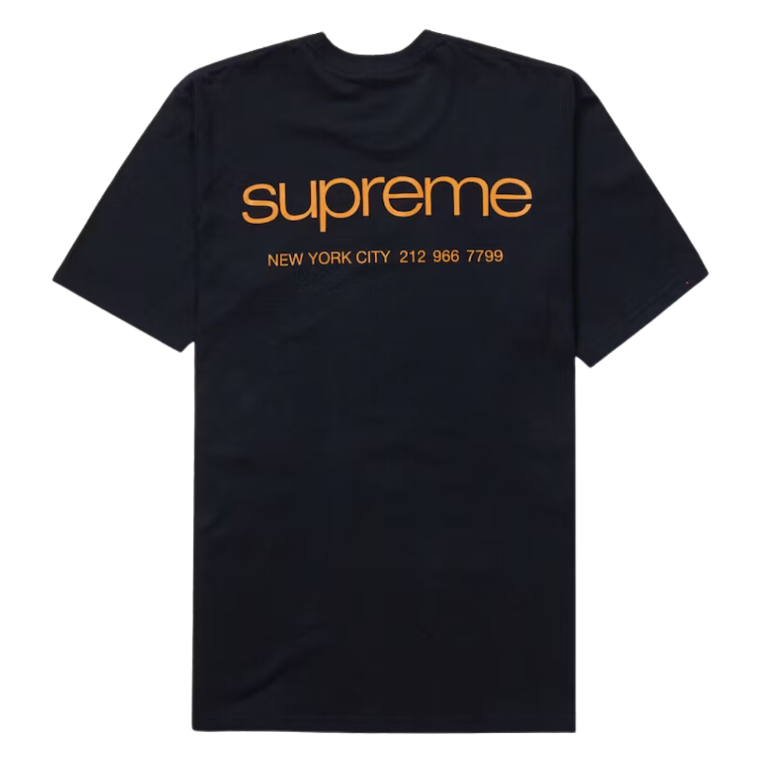 Supreme NYC Short Sleeve Tee - Navy
