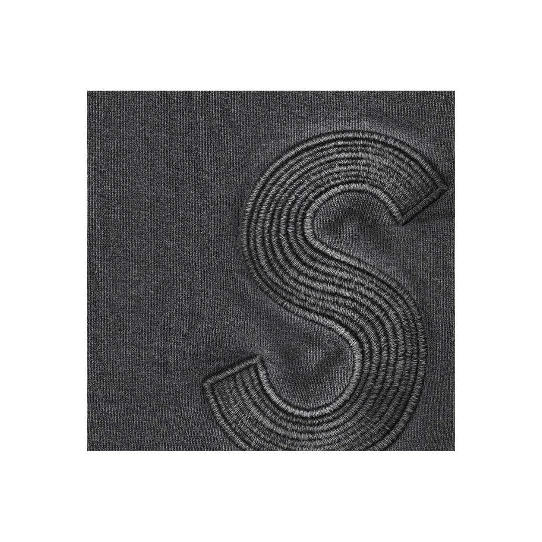 Supreme Overdyed S Logo Hoodie - Black