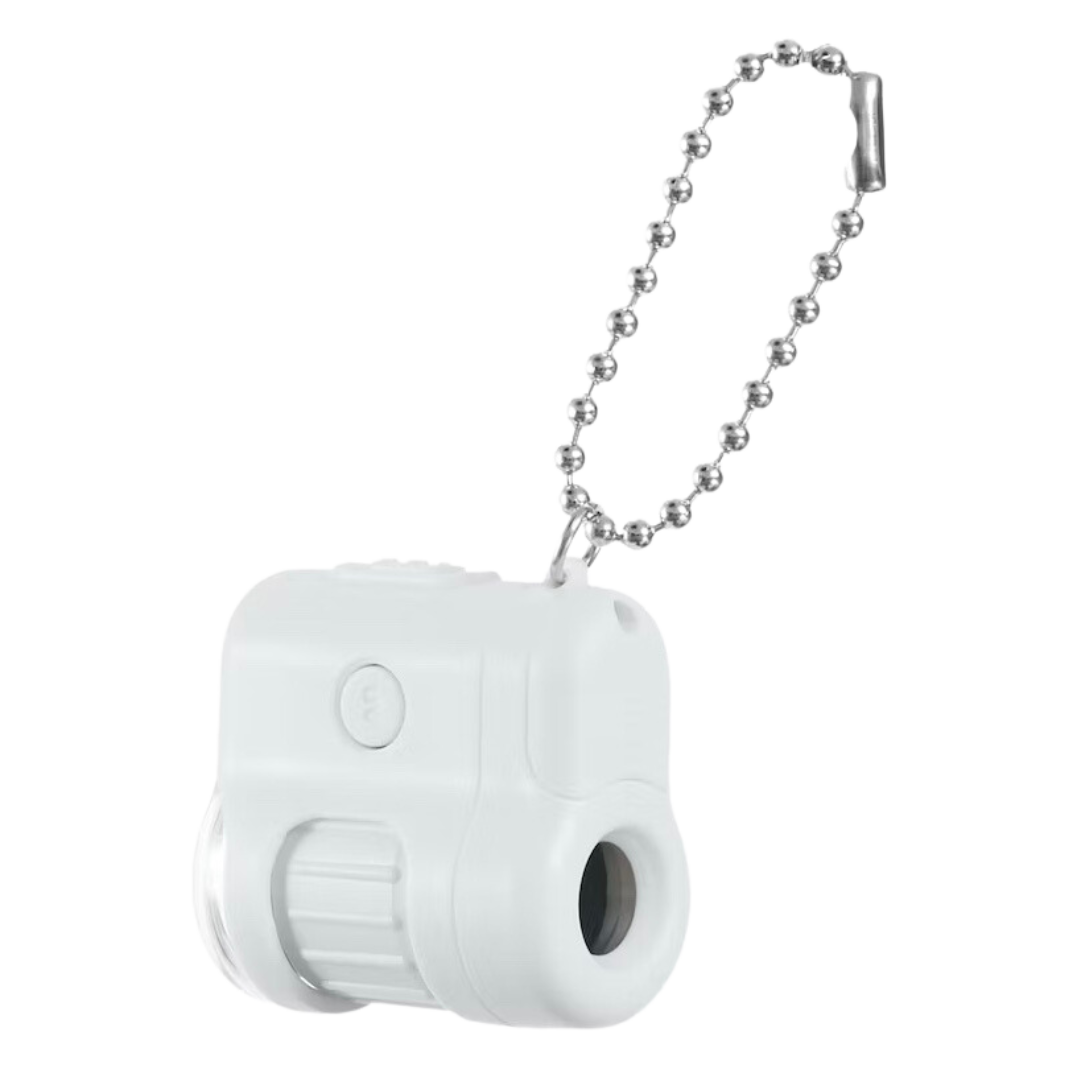 Supreme Raymay Pocket Microscope Keychain - White
