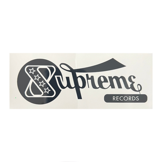Supreme Records Sticker - White