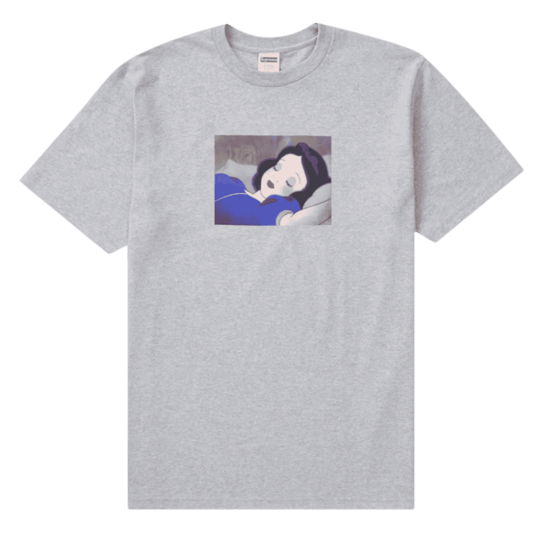 Supreme Snow White Short Sleeve Tee - Heather Grey