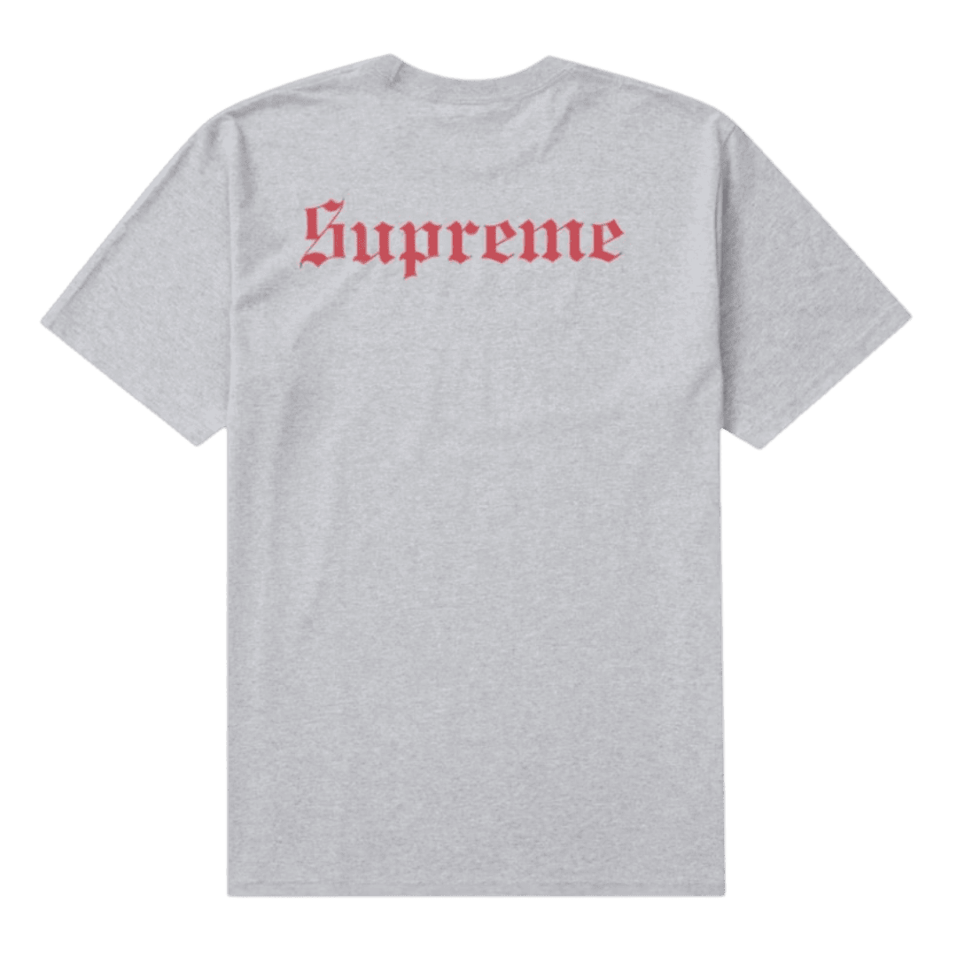 Supreme Snow White Short Sleeve Tee - Heather Grey