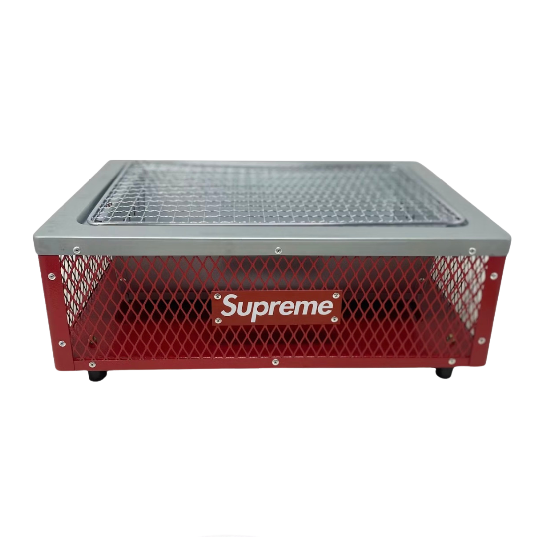 Supreme Coleman Charcoal Table Top Grill - Red