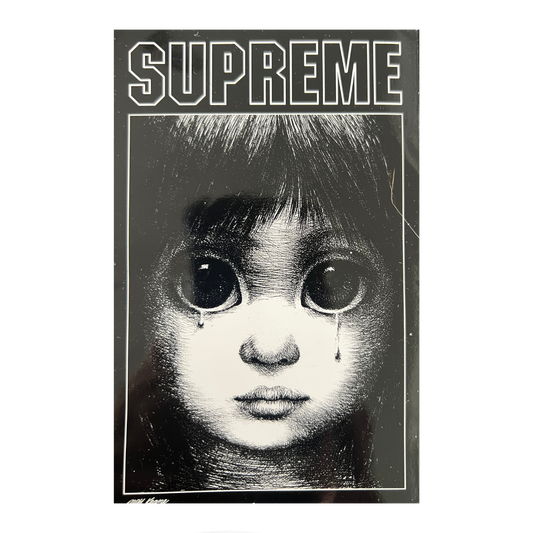 Supreme Margaret Keane Teardrop Sticker - Black
