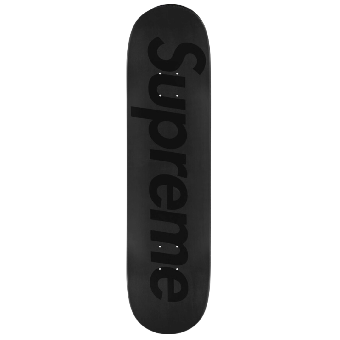 Supreme Tonal Box Logo Skateboard Deck - Black