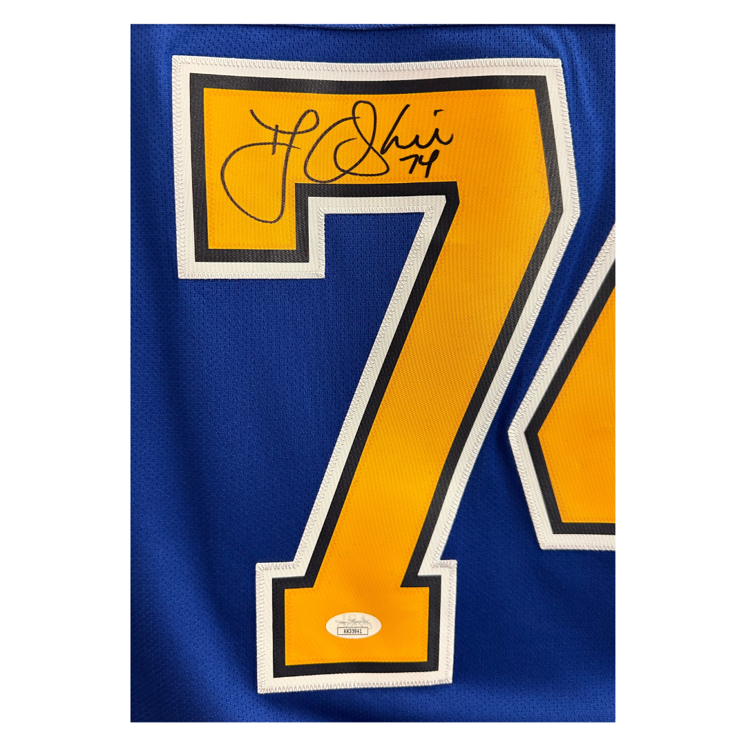 TJ Oshie St Louis Blues Autographed Reebok Home Jersey - JSA COA