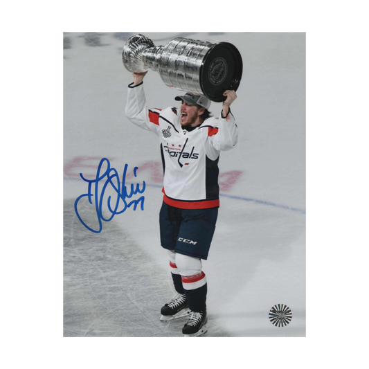 TJ Oshie Washington Capitals Autographed 2018 Stanley Cup Champions 11x14 Photo - Fan Cave COA
