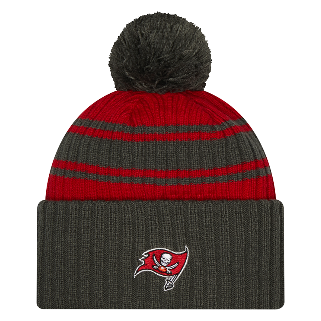 Tampa Bay Buccaneers 2022 Sideline Cold Weather Sport Knit Pom Beanie