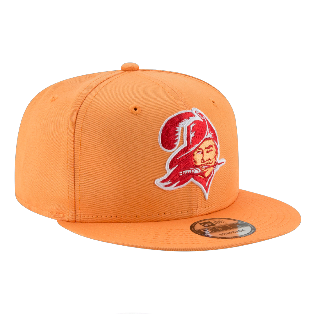 Tampa Bay Buccaneers Throwback New Era Creamsicle 9FIFTY Adjustable Snapback Hat