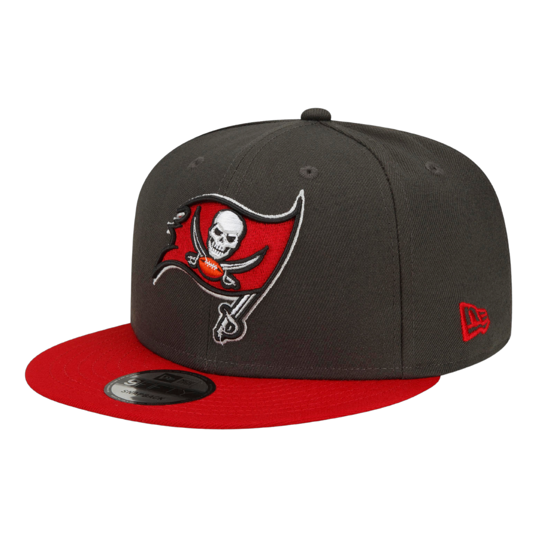 Tampa Bay Buccaneers Basic OTC New Era Grey 9FIFTY Adjustable Snapback Hat