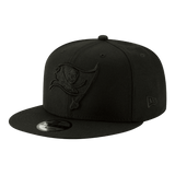 Tampa Bay Buccaneers Black On Black New Era 9FIFTY Adjustable Snapback Hat