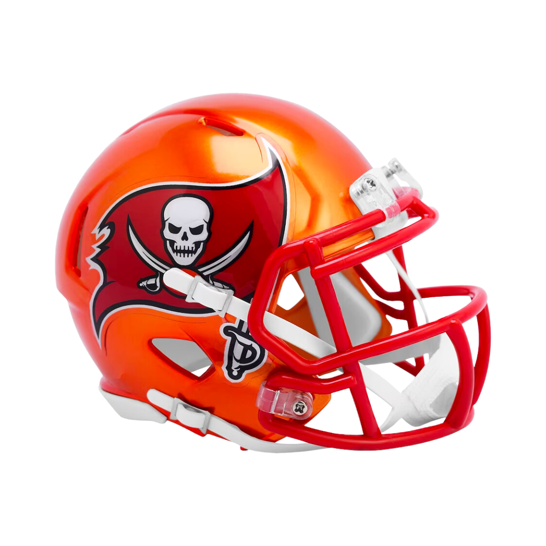 Tampa Bay Buccaneers Flash Speed Riddell Mini Football Helmet