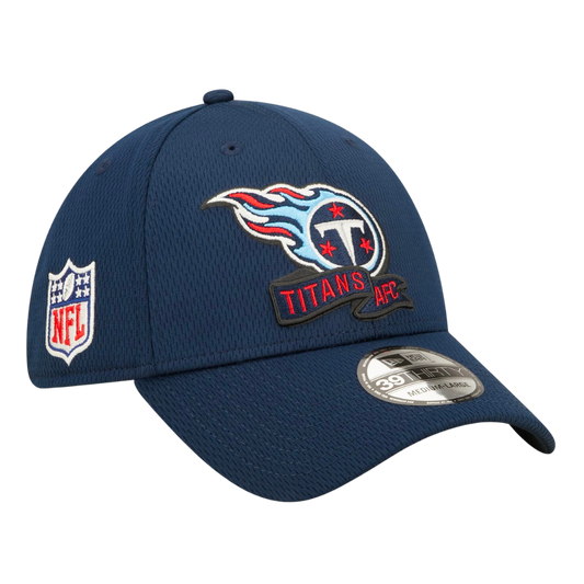 Tennessee Titans Navy Coaches 2022 Sideline 39THIRTY Flex Hat