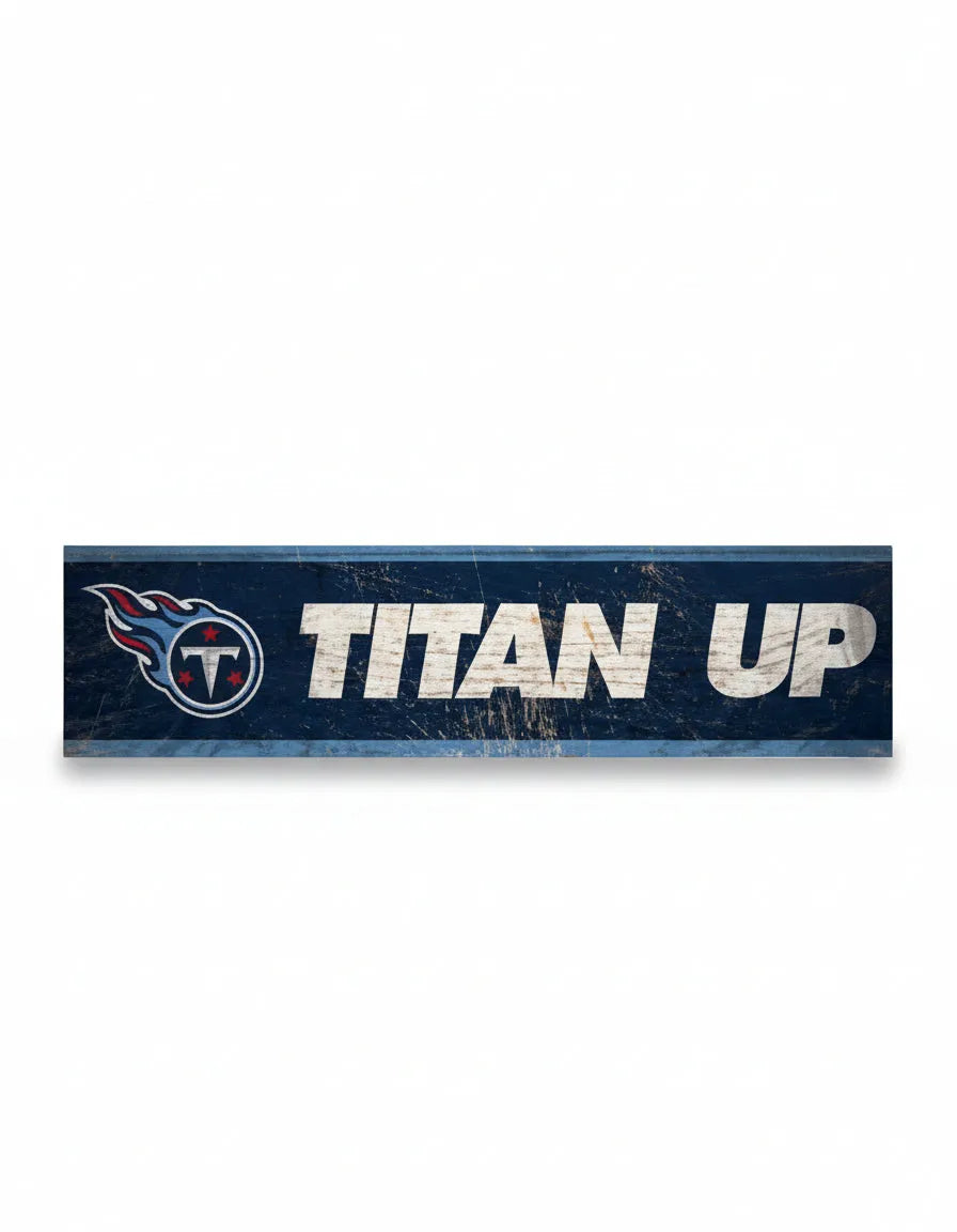 Tennessee Titans Wooden Magnet 1.5" x 6"