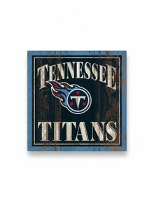 Tennessee Titans Wooden Magnet 3" x 3"