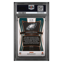 Terrell Owens PSA 9 2024 Panini Select Tie-Dye Prizm #d/ 25 Card #362