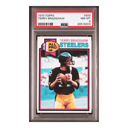 Terry Bradshaw PSA 8 1979 Topps Card #500