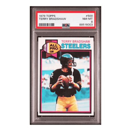 Terry Bradshaw PSA 8 1979 Topps Card #500