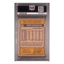 Terry Bradshaw PSA 8 1979 Topps Card #500
