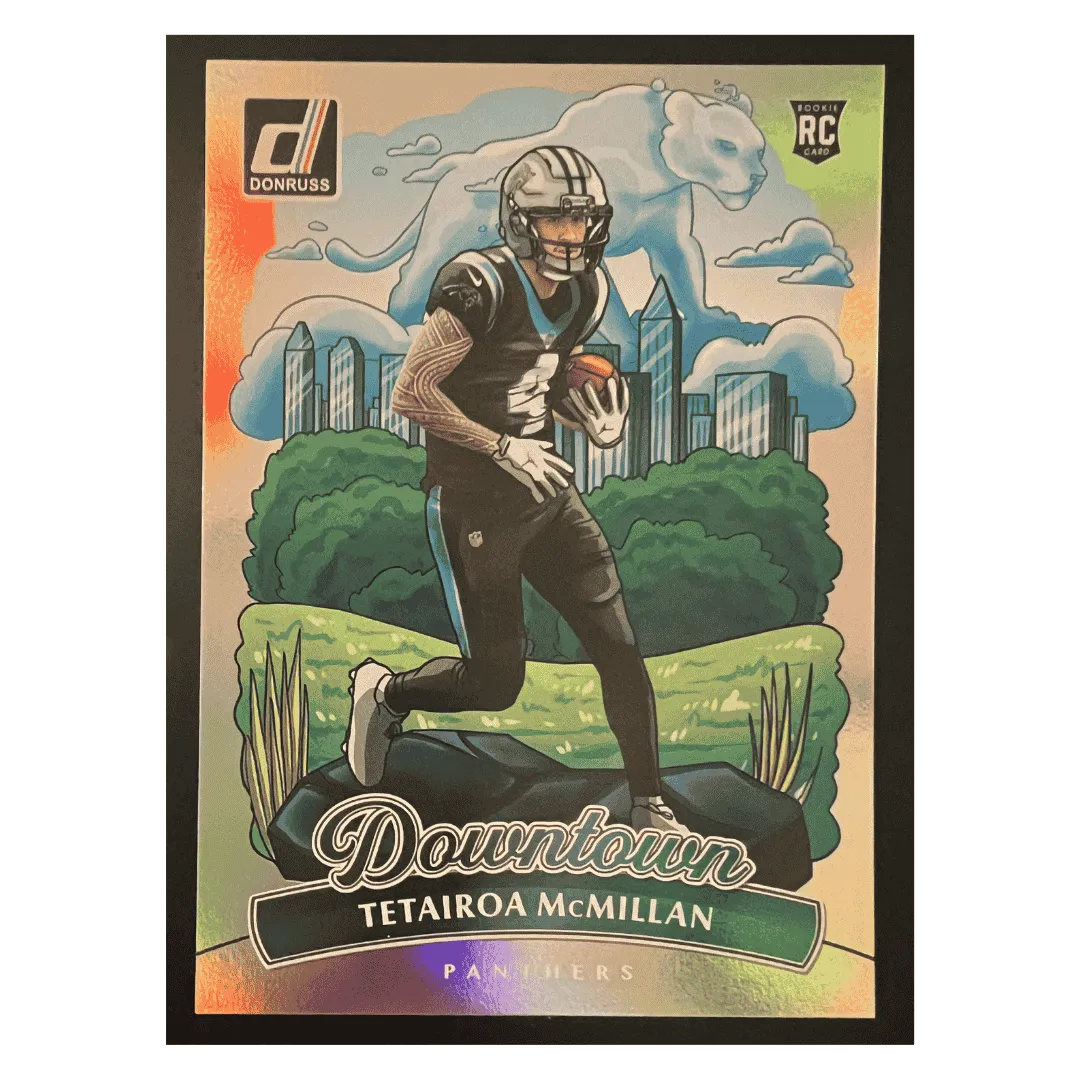 Tetairoa McMillan 2025 Panini Donruss Downtown Rookie RC Card #15