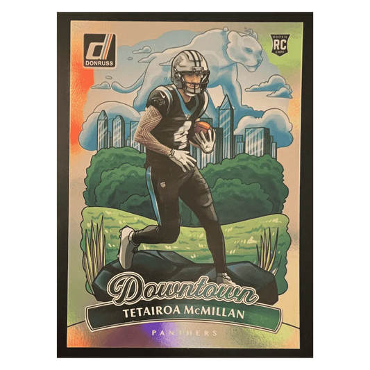 Tetairoa McMillan 2025 Panini Donruss Downtown Rookie RC Card #15