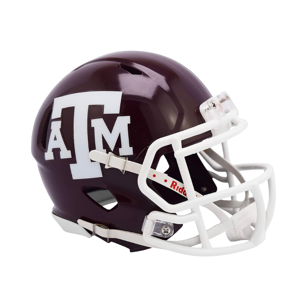 Texas A&M Aggies Maroon Speed Riddell Mini Football Helmet
