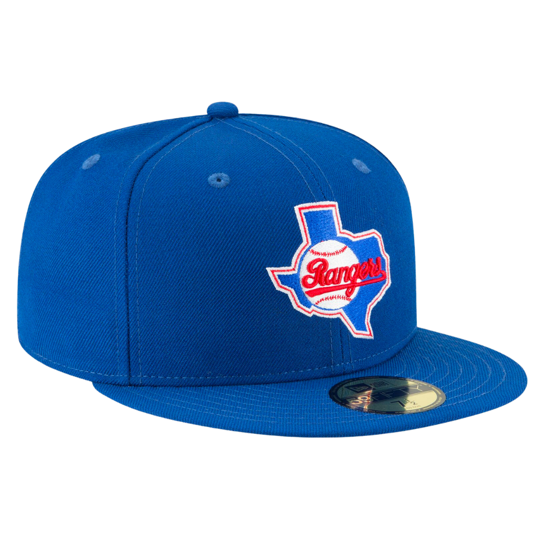 Texas Rangers Cooperstown Collection Wool New Era Royal 59FIFTY Fitted Hat