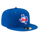Texas Rangers Cooperstown Collection Wool New Era Royal 59FIFTY Fitted Hat